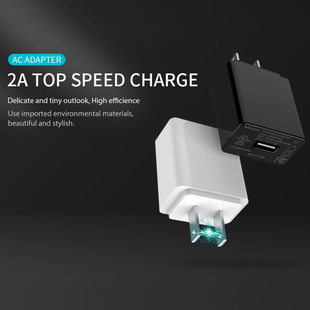 Nillkin универсальное USB быстрое зарядное устройство адаптер переменного тока настенная вилка для iPhone для мобильного телефона Xiaomi Smart Настольный DC USB порт портативный
