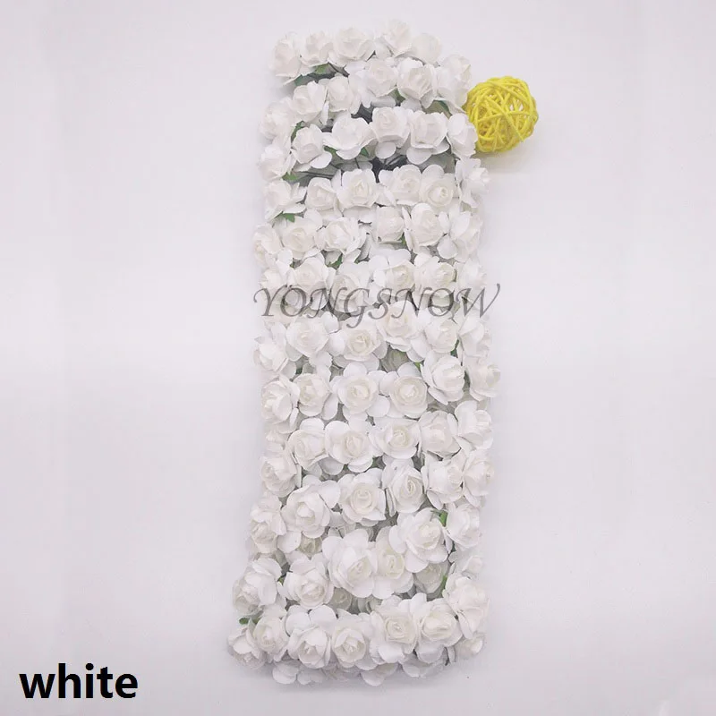 144 шт. разноцветные декоративные цветы сливы 2 см|flower wreath|flower wrapping paperpaper flower cutting |