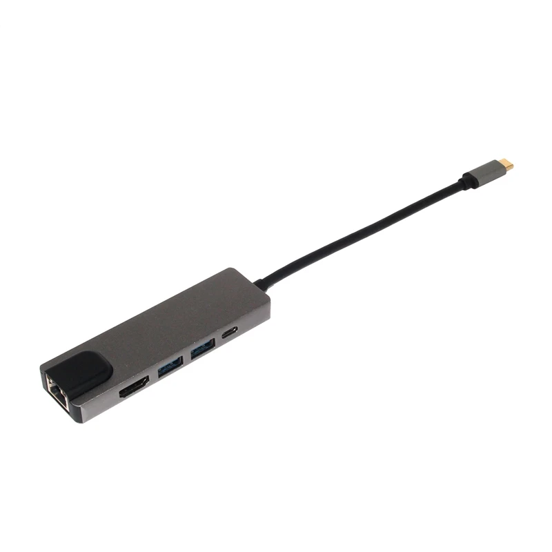 USB 3 1 type C к HDMI и двойным портам 0 концентратор Ethernet питание для книги|Инструменты