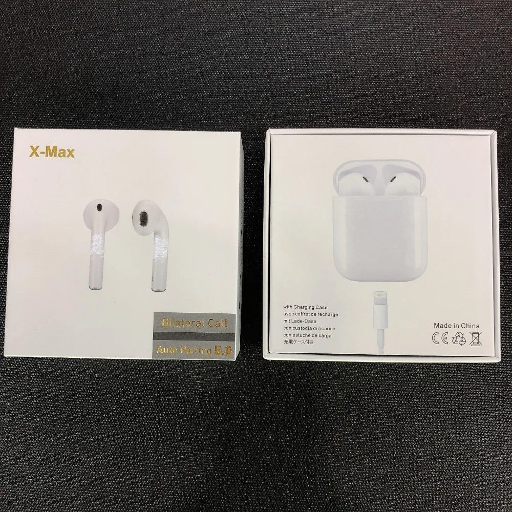 X MAX TWS Bluetooth V5.0 беспроводные наушники мини гарнитура стерео гарнитуры с зарядным