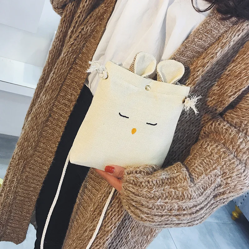 Youda новый оригинальный корейский стиль сумка на плечо кролик креативный Чехол