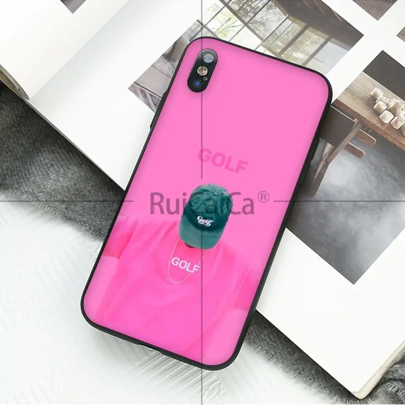 Ruicaica tyler the creator RAP мягкий силиконовый черный чехол для телефона iPhone X XS MAX 6 6s 7 7plus 8