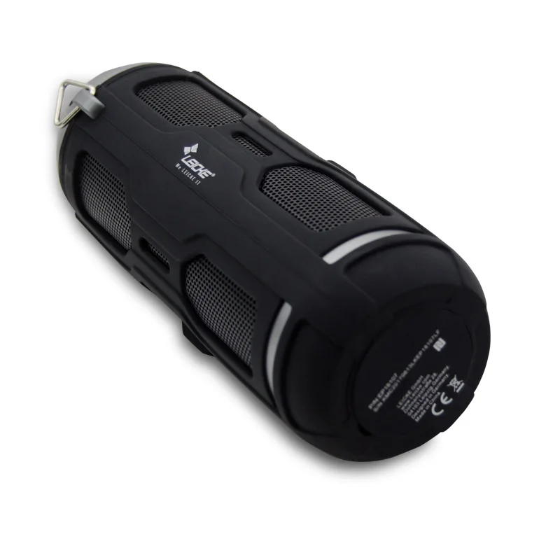 Leicke бас Bluetooth динамик Портативный беспроводной стерео Открытый водонепроницаемый Встроенный микрофон FM радио Громкая связь вызов