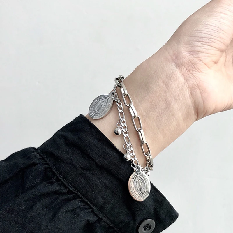 Браслет из нержавеющей стали/женский/панк/bileklik/femme браслет стали pulsera hombre для