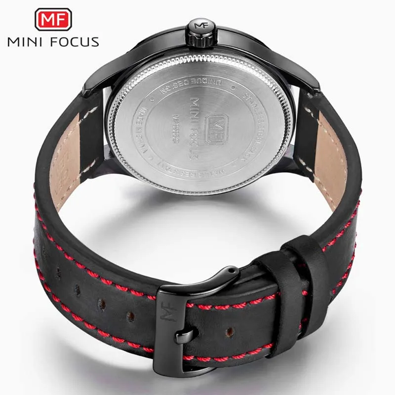 

Luxury MINI FOCUS Brand Leather Watches Men Military Sports Quartz Wristwatches Relogio Masculino Dropshipping