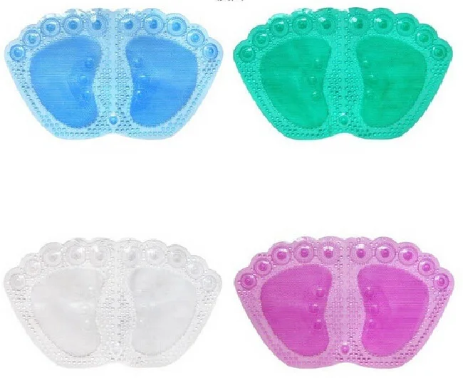 

PVC Big feet massage bath mat slip-resistant shower mats 60X35CM ss282