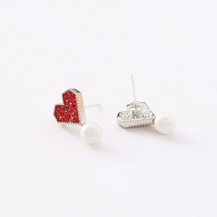 Модные ювелирные изделия 3 цвета Кристалл от Swarovski серебро 925 пробы игла милые