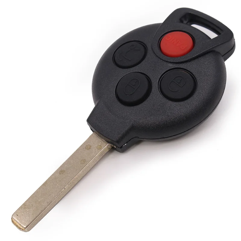 KEYECU Uncut чехол для дистанционного ключа Fob 3 кнопки/4 кнопки SMART Fortwo 450 Forfour 451 Roadstar 2008