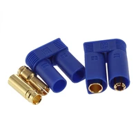 5 pairslot ec5 plug 5mm bullet connectors1 00a rc lipo battery charge adapter mf connector for rc part