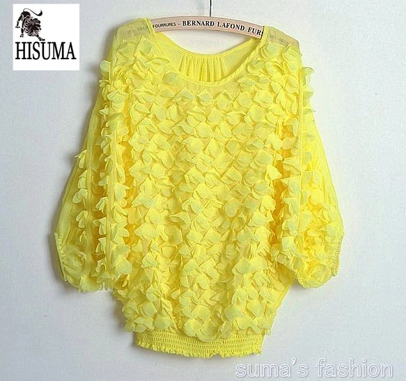 Летняя Новинка 2017 г. Для женщин Европейский Стиль сладкий шифон лепестки Bat