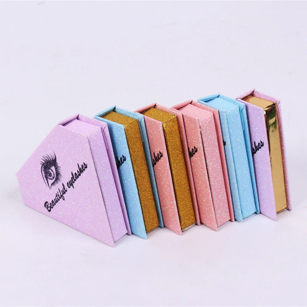 50 шт накладные ресницы упаковочная коробка Пользовательский логотип поддельные