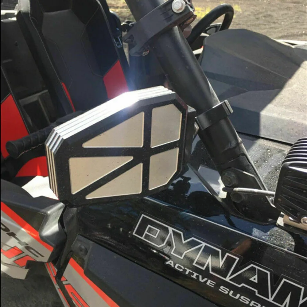 KEMiMOTO для Polairs RZR 1000 XP для Yamaha Rhino 1,7" UTV SXS рулонная клетка боковые зеркала заднего вида выпуклые