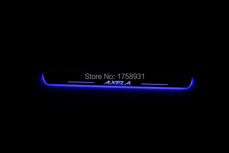 Car pedal pad Flash Door Sills moving scuff led light Panel for the Mazda CX-5 2013-2014 |