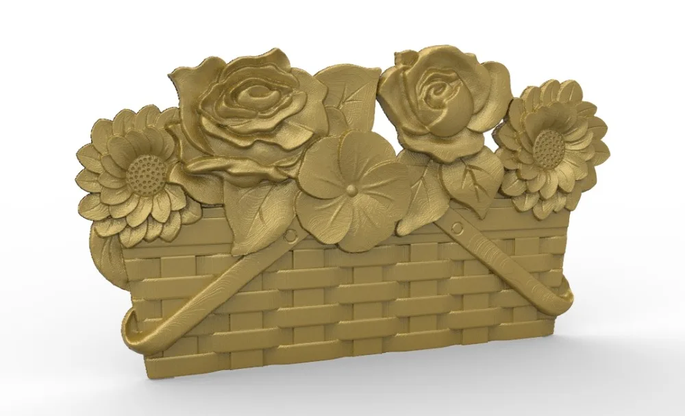 

flower 3D model relief STL model for CNC Router carving engraving artcam type3 aspire M380