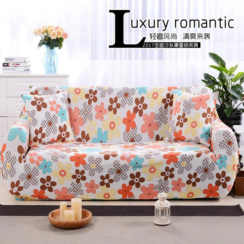 L-образный чехол для дивана из смеси хлопка защитный 1 2 3 4 местный домашнего