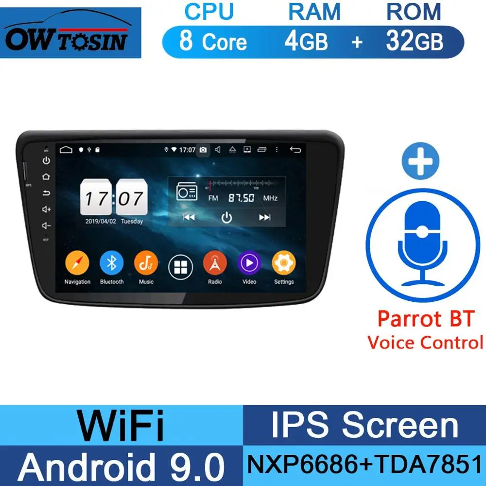 32G Parrot BT " ips 1920*1080 8 Core 4G+ 64G Android 9,0 Автомобильный мультимедийный плеер для Suzuki Baleno автомобиль радио gps CarPlay попугай BT - Цвет: 32G Parrot BT