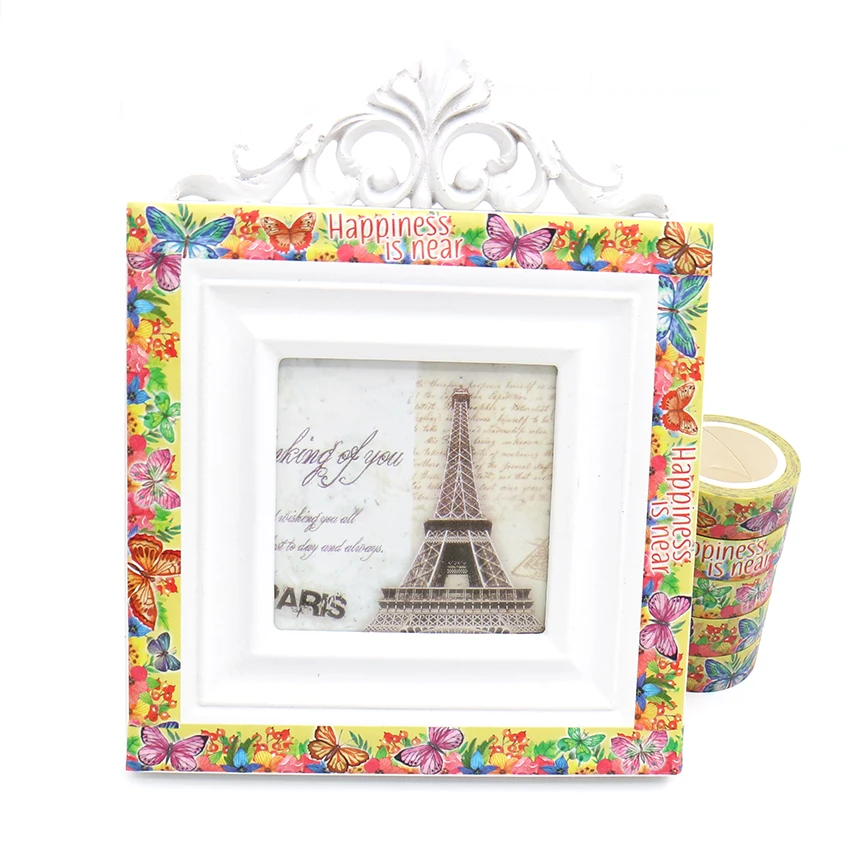 Упаковочная коробка Kawaii Butterfly Washi лента отличного качества красочная бумажная
