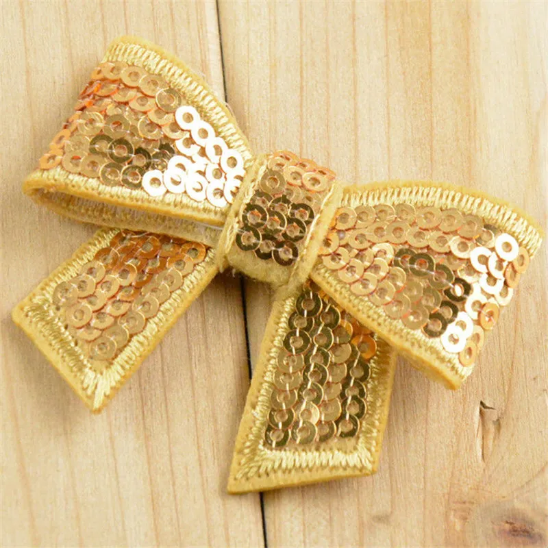 Мини банты из бутика с бантом расшитые блестками 60 шт./лот 2 1 дюйма аксессуары для