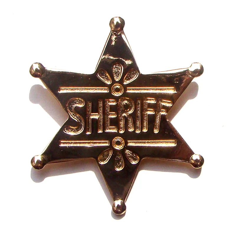 6 шт./партия брошь в виде звезды с надписью Шериф|brooch fashion|fashion broochfashion pins brooches |