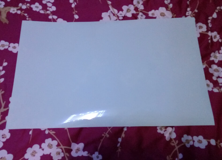 

Free shipping 1 sheet 30cmx100cm/12"x40" White PVC Vinyl for Heat Press Machine Heat transfer Cutting Plotter DIY T-SHIRT