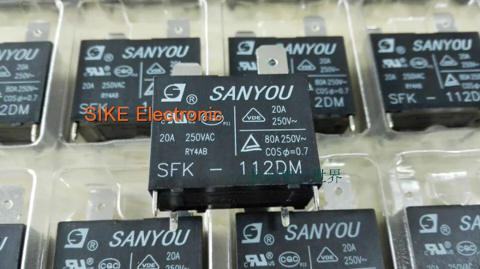 5 ШТ. бесплатная доставка СФК-112DM кондиционер sanyou реле 20A 250VAC 100% новый оригинальный