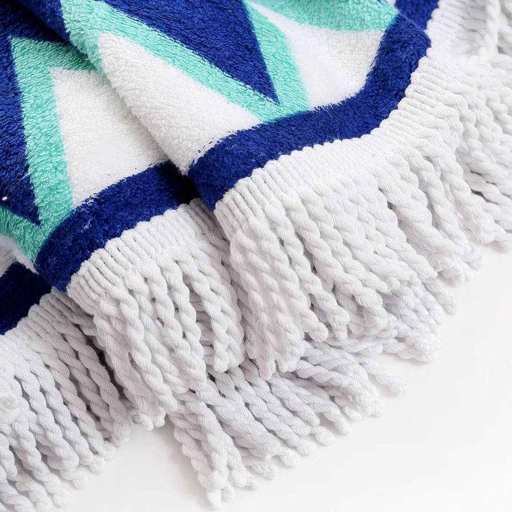 Новинка 2016 летнее большое круглое пляжное полотенце из хлопка с принтом и