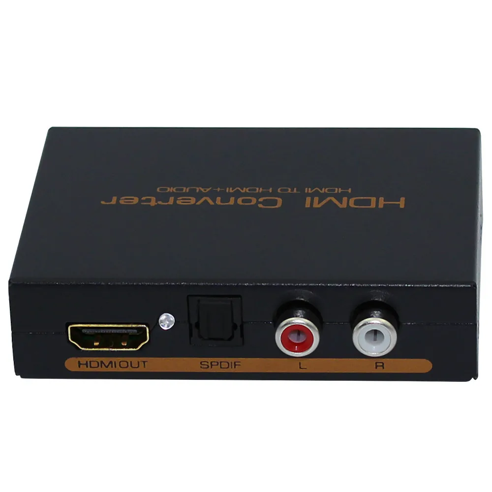HDMI к аудио экстрактор 1080P оптический сплиттер SPDIF + RCA L/R конвертер HD сплиттер|hdmi to
