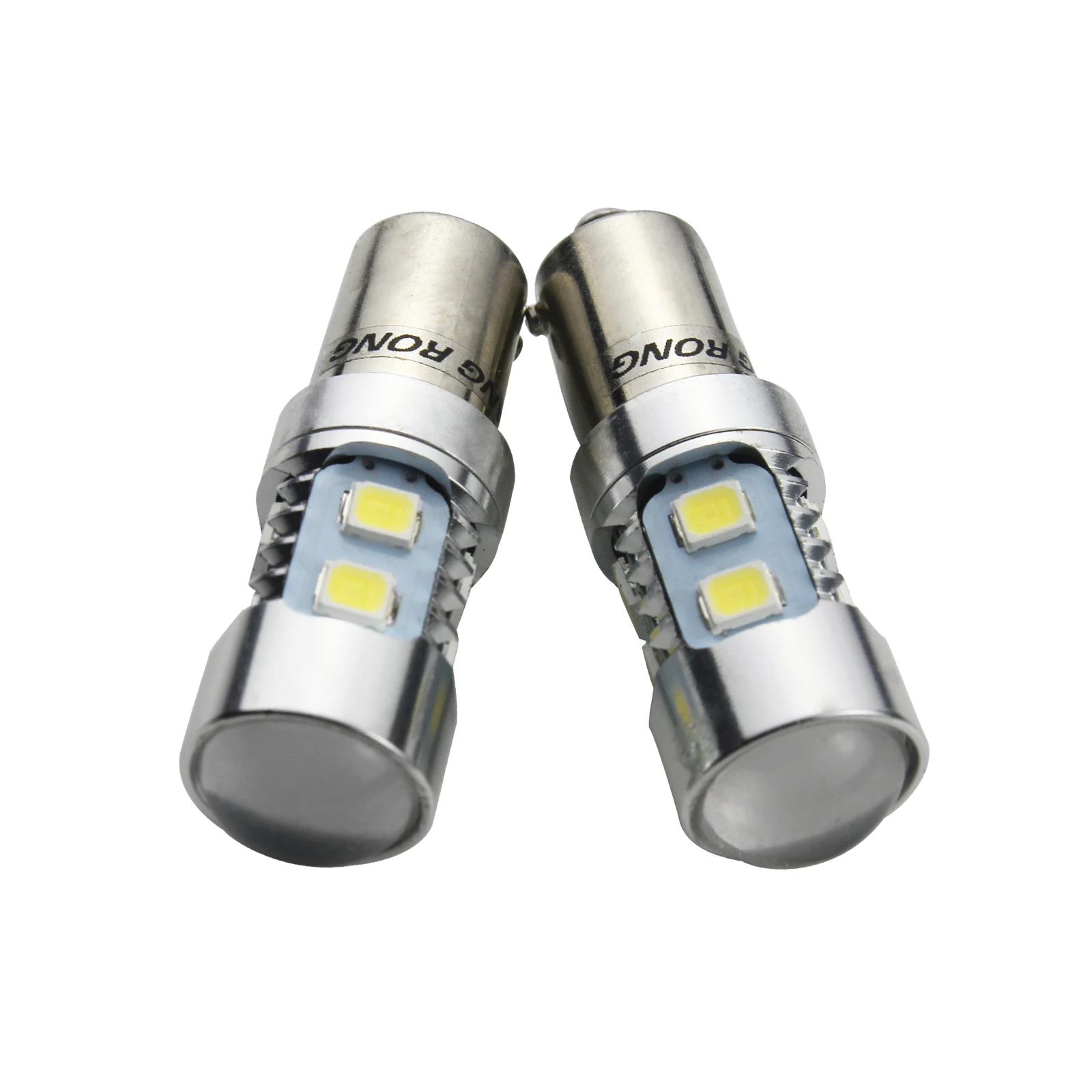 ANGRONG 2x белые BAY9s 435 H21W 10 SMD СВЕТОДИОДНЫЙ ные лампы дневсветильник света с обратным