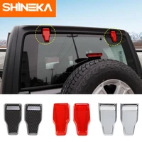shineka car stickers for jeep wrangler jl 2018 rear windshield glass hinge sticker decoration for jeep wrangler jl accessories