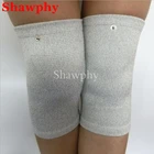 1 пара проводящих волоконный электрод массажных наколенников, наколенники с разъемом 2,5 мм, свинцовый провод, соединительный кабель