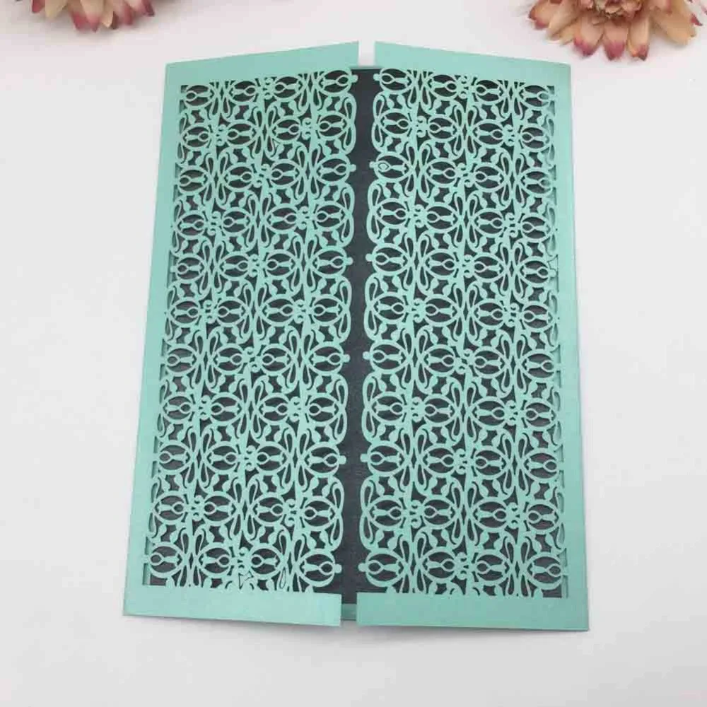 

30Pcs/Lot Laser Cut Hollow Out Wedding Invitations Card Blessing Greeting Card Birthday Party Invitations Wedding Anniversary