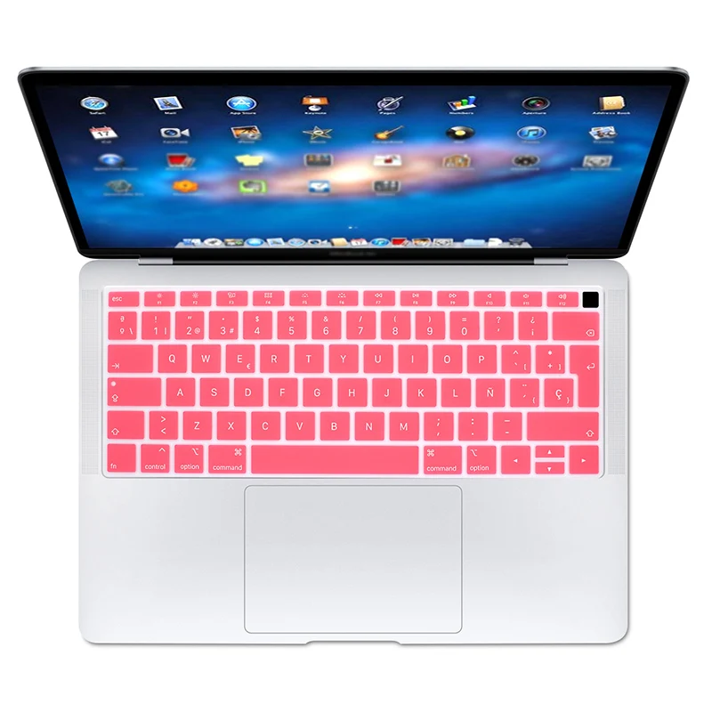 Защитный чехол с испанской клавиатурой Teclado для нового Apple MacBook Air 13 3 дюйма A1932 2019