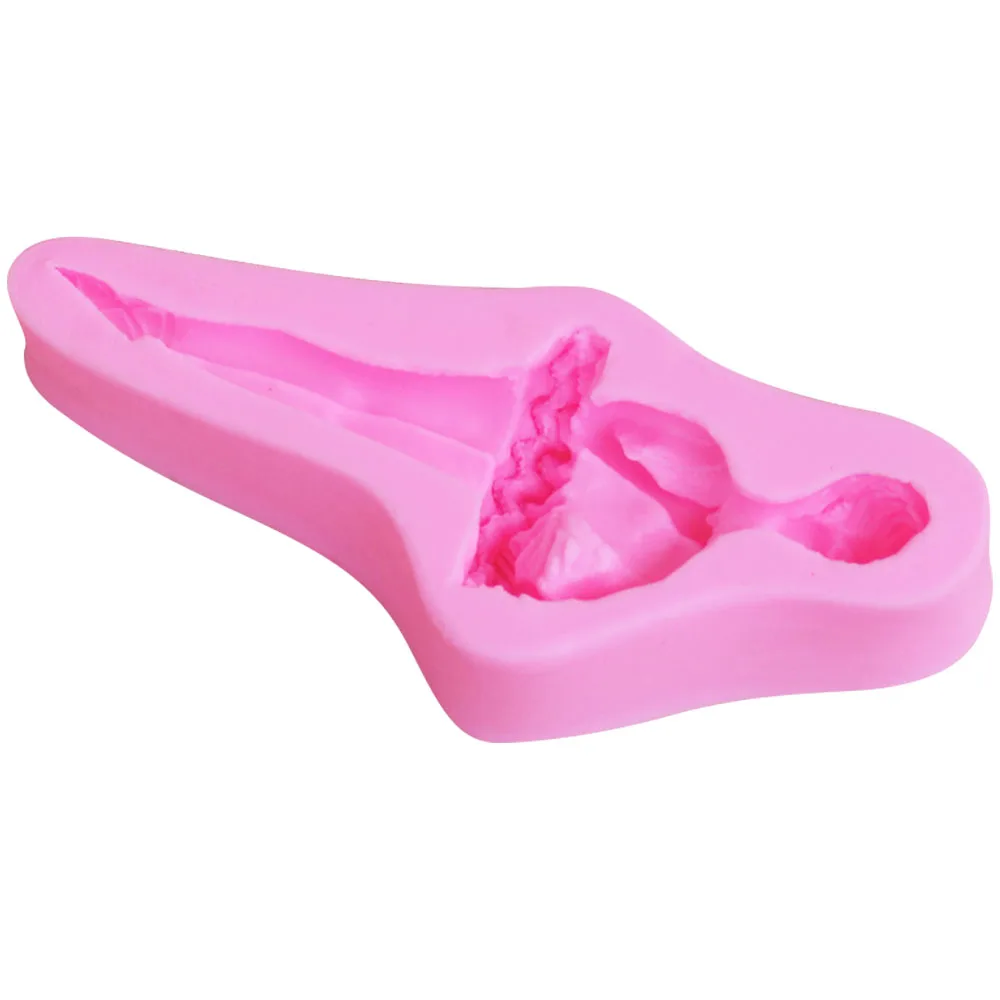 M951Dancing Ballet Girl 3D соевый воск для свечей ароматическая форма мыла силиконовая