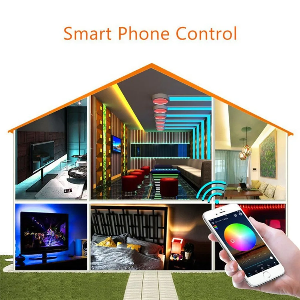 Лидер продаж миниатюрный контроллер для светодиодных лент RGB/RGBW с Wi Fi музыкальный