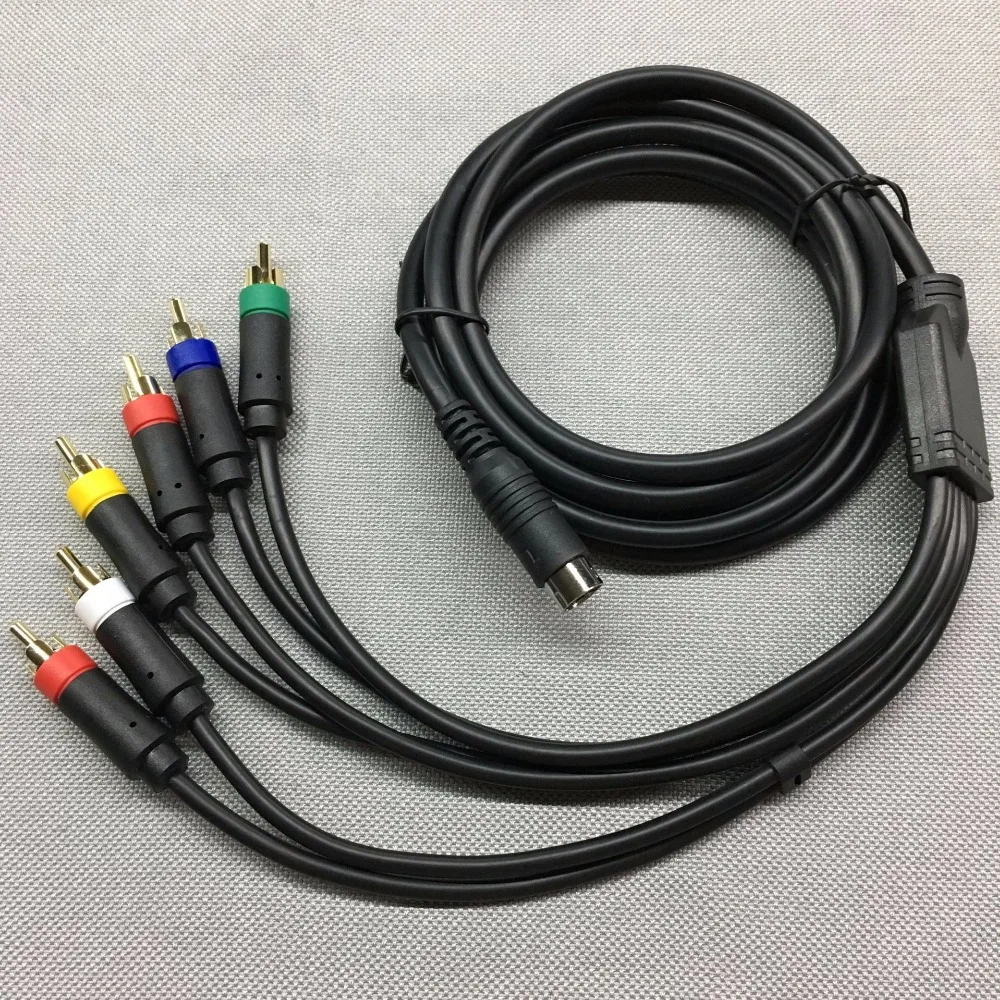 BUKIM 2 шт. RGB/RGBS RCA кабель для Sega Saturn Sony PVM BVM NEC XM UPSCALER BNC не компонент|Кабели| |