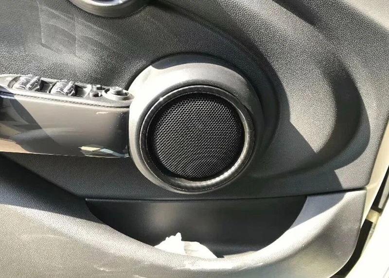 2 шт. углеродное волокно стиль нижний динамик объемные планки для MINI Cooper S F55 F56 F57