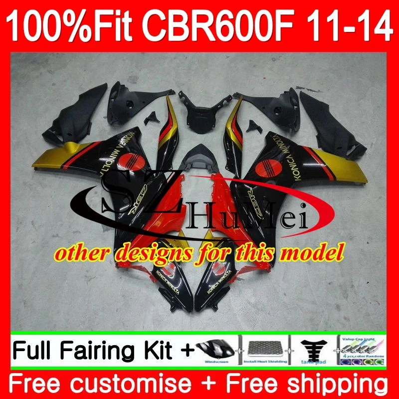 Литья под давлением для HONDA CBR600F4i синий CBR600F 11 12 13 14 116SH.3 CBR 600 F 600F CBR600 F4i 2011 2012 2013 2014