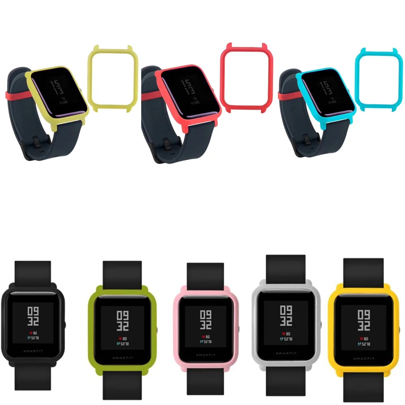 Чехол из поликарбоната для часов Xiaomi Huami Amazfit Bip BIT PACE Lite Youth чехол Amazfit|Ремешки
