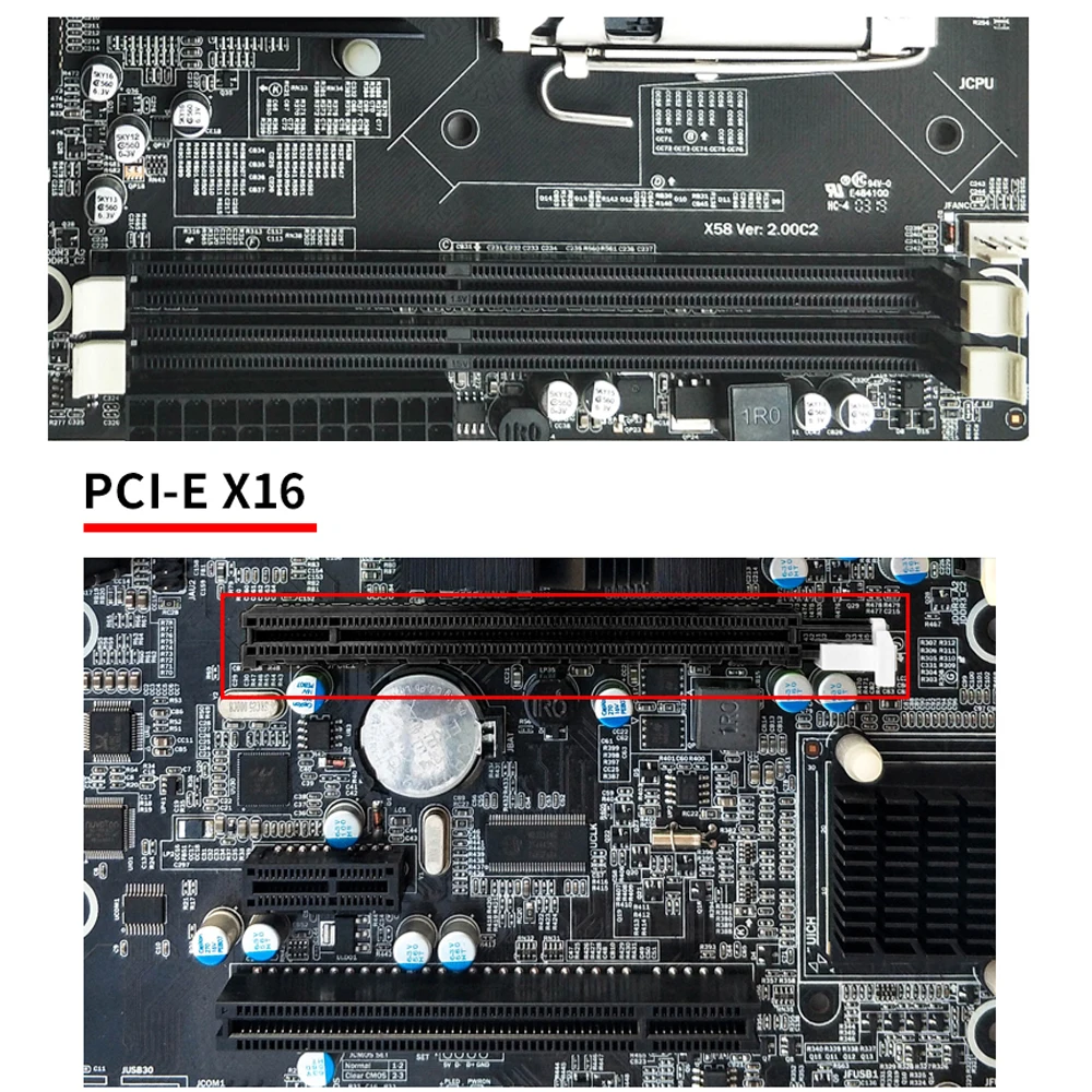 Материнская плата X58 для настольных ПК Lga 1366 2 канала Ddr3 32 ГБ ОЗУ материнская M Sata