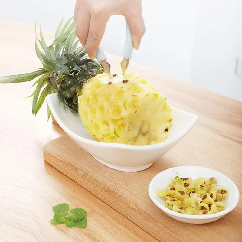 Multifunctional Cleaning Sheller Seed Remover Clip Fruit Tweezers Pineapple Eye Peeler Stainless Steel Potato Cutter Kitchen | Дом и сад