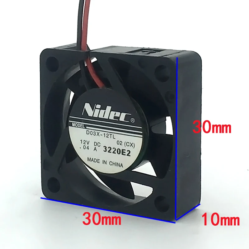 4 шт. 100% тест для U30R12MS1Z5-51 D03X-12TL 02(CX) DC12V F3010EB-12UCV 30x30x10 мм 3010 3 см сервер квадратный вентилятор