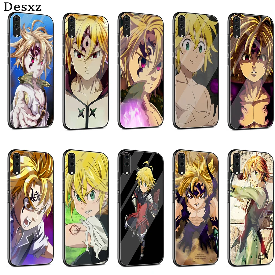 Стеклянный чехол Seven Deadly Sins Melioda для Huawei P30 P Smart Mate 20 P10 Y6 7A Honor 8X Y9 10 Lite Pro