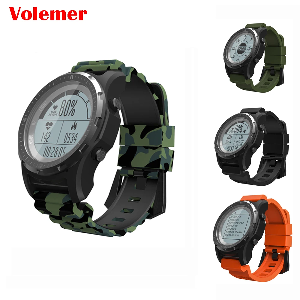 Умные часы S966 gps монитор сердечного ритма Smartwatch температура монитора