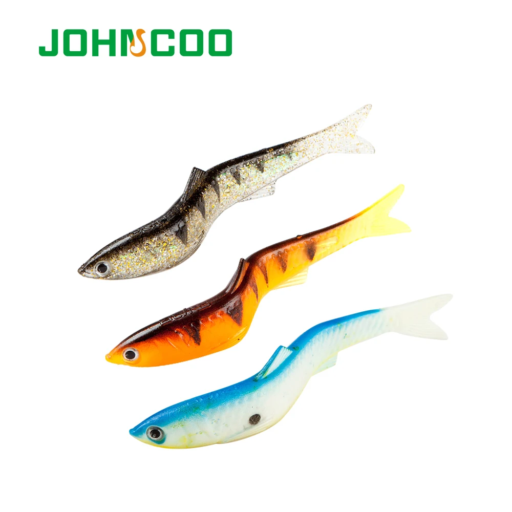 JOHNCOO 3 шт. 135 мм 13 6 г Мягкая приманка для плавающая рыбы искусственная карпа