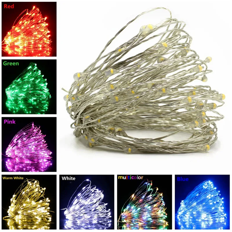 

2/5/10 m Copper Wire Led Festival Light Led Party Supplies/Accessories Room Decoration Wedding Props And Decorations For Stage