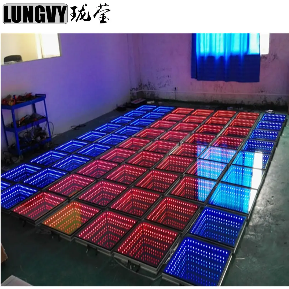 Светодиодная панель для танцпола зеркальный 3D СВЕТОДИОДНЫЙ танцпол свадебных