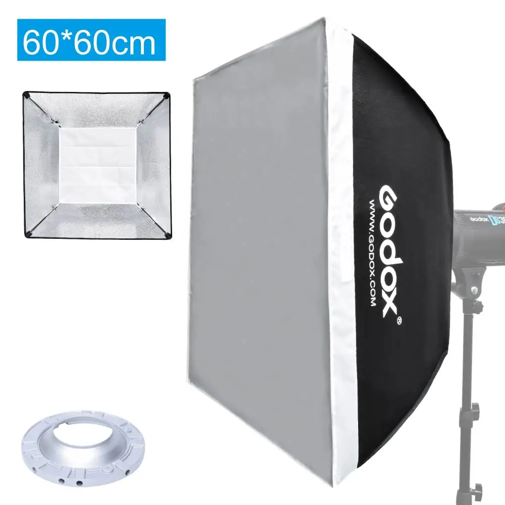 Godox 24 &quotx 24&quot 60x60 см софтбокс Einstein Mount speeding для студийного стробоскопического