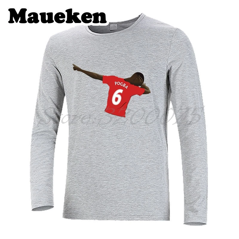 Для мужчин с длинным рукавом Dab изображение Paul Pogba 6 Джесси Лингард празднование