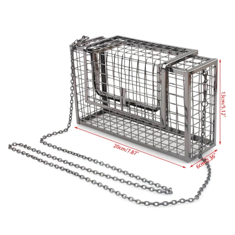 

Metal Hollow Women's Evening Bag Shoulder Crossbody Bags Clutch Cage Handbag