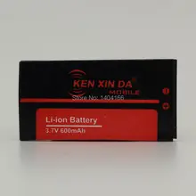 3.7V , 600mAh , The cell phone battery for KEN XIN DA 600mAh  M1+// M2+ //M6+ //M7+ //M8+// Z818// Z868  battery